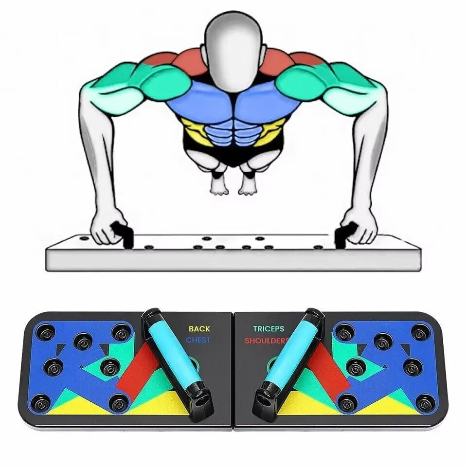 Ultimate 13-Function Push-Up Board - Portable Fitness Equipment for Muscle Building and Abdominal Enhancement